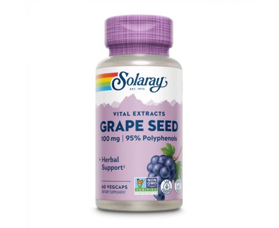 Придбати Grape Seed Extract 100mg - 60 vcaps, image , характеристики, відгуки