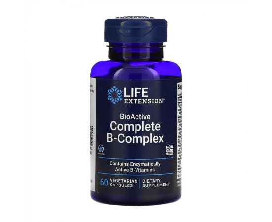 Придбати BioActive Complete B-Complex - 60 vcaps, image , характеристики, відгуки
