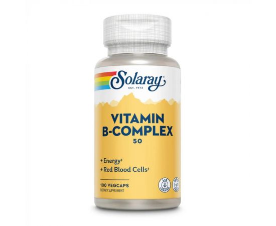 Придбати Vitamin B-Complex 50 50mg - 100 vcaps, image , характеристики, відгуки