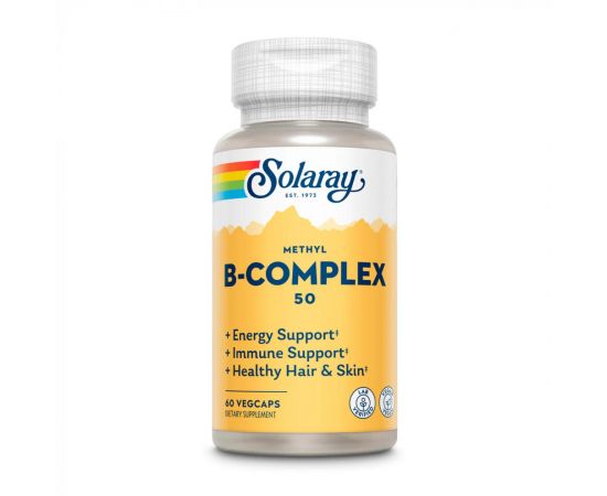 Придбати Methyl B-Complex 50mg - 60 vcaps, image , характеристики, відгуки
