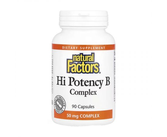 Придбати Hi Potency B Complex 50mg - 90 caps, image , характеристики, відгуки