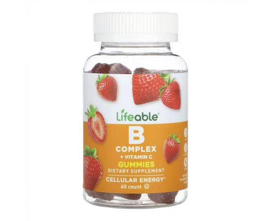 Придбати B Complex + Vitamin C Adult - 60 gummies, image , характеристики, відгуки