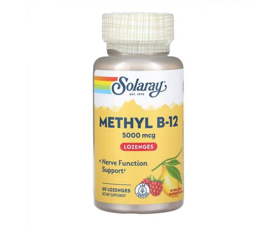 Придбати Methyl B-12 5000 mcg - 60 lozenges, image , характеристики, відгуки
