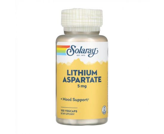 Придбати Lithium Aspartate 5mg - 100 vcaps, image , характеристики, відгуки