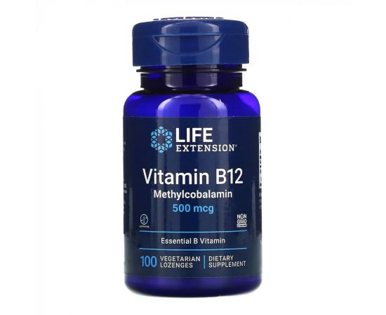 Придбати B12 500 mcg - 100 lozenges, image , характеристики, відгуки