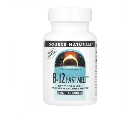 Придбати Vitamin B-12 5mg - 60 tabs, image , характеристики, відгуки