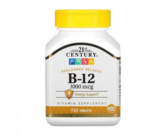 Придбати B-12 1000 mcg - 110 tabs, image , характеристики, відгуки