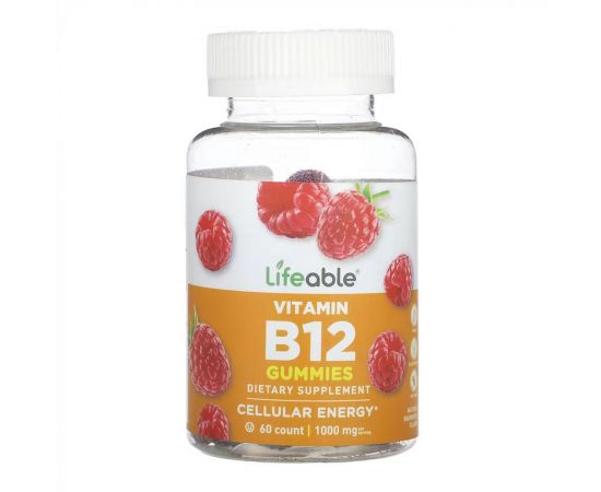 Придбати Vitamin B12 Adult - 60 gummies, image , характеристики, відгуки