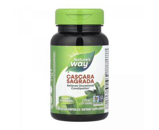 Придбати Cascara Sagrada - 100 vcaps, image , характеристики, відгуки