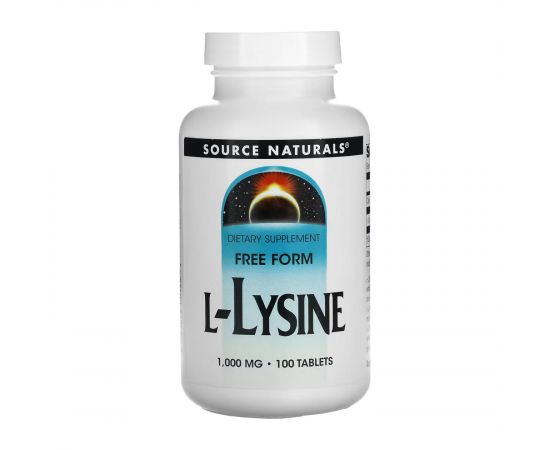 Придбати L-Lysine 1000mg - 100 tabs, image , характеристики, відгуки