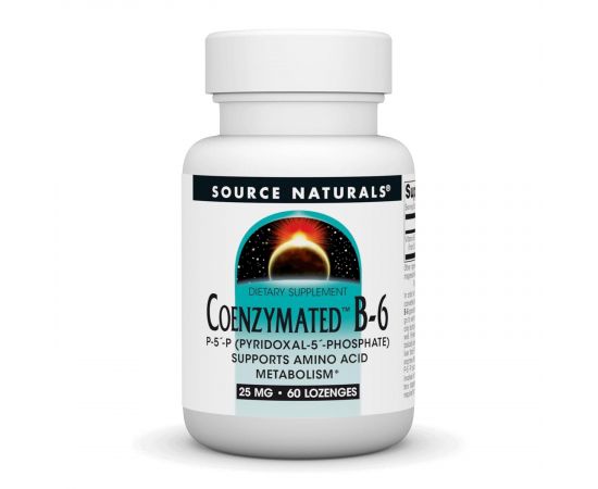 Придбати Coenzymated™ Vitamin B-6 25 mg - 60 lozenges, image , характеристики, відгуки