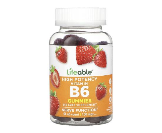 Купить Vitamin B6 Adult - 60 gummies, фото , характеристики, отзывы