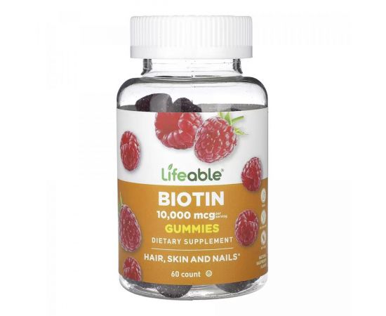 Придбати Biotin 10,000 mcg - 60 gummies, image , характеристики, відгуки