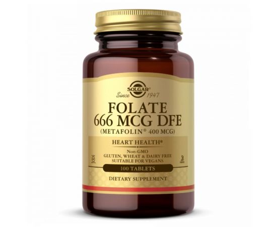 Купить Folate 400 mcg (as Metafolin) - 100 Tabs, фото , характеристики, отзывы