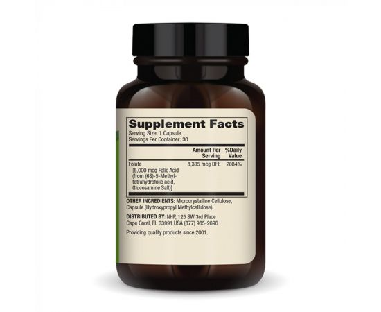 Придбати Methyl Folate - 30 caps, image , зображення 2, характеристики, відгуки