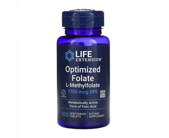 Придбати Optimized Folate 1700 mcg DFE - 100 tabs, image , характеристики, відгуки