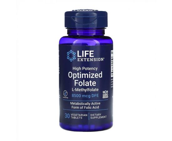 Придбати High Potency Optimized Folate 8500 mcg DFE - 30 tabs, image , характеристики, відгуки