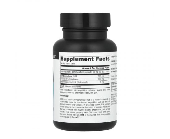 Придбати DIM 200mg - 30 tabs, image , зображення 2, характеристики, відгуки