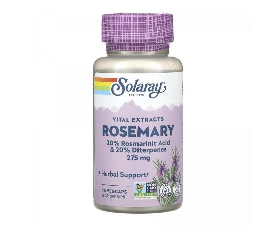 Придбати Rosemary 275mg - 45 vcaps, image , характеристики, відгуки