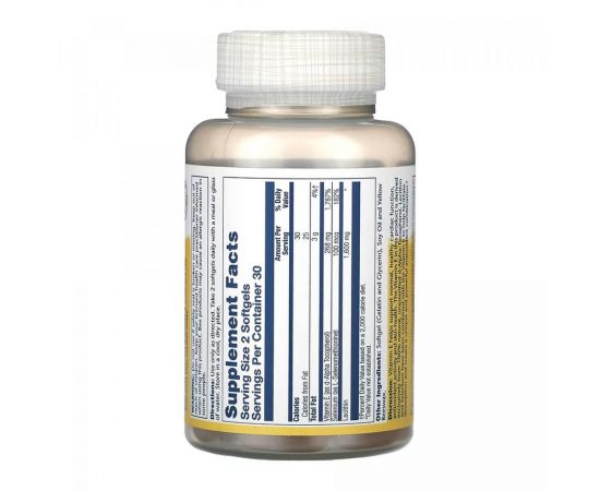 Придбати Bio Vitamin E with Selenium 268mg - 60 softgels, image , зображення 2, характеристики, відгуки