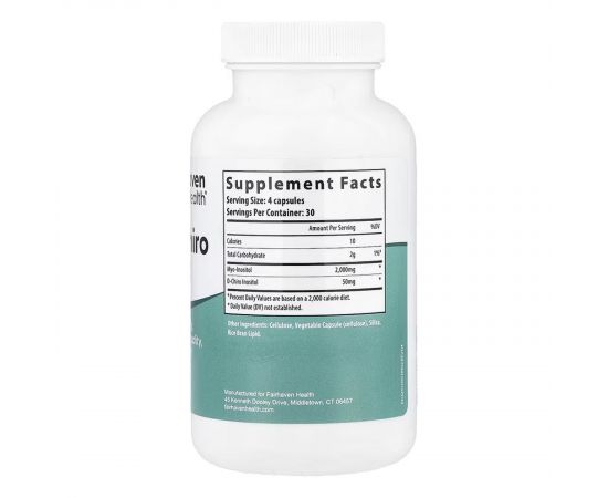 Придбати Myo + D-Chiro Inositol - 120 caps, image , зображення 2, характеристики, відгуки