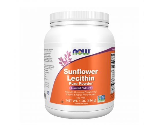 Придбати Sunflower Lecithin Pure Powder 1lb - 454g, image , характеристики, відгуки