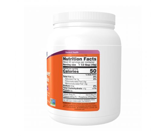 Придбати Sunflower Lecithin Pure Powder 1lb - 454g, image , зображення 2, характеристики, відгуки