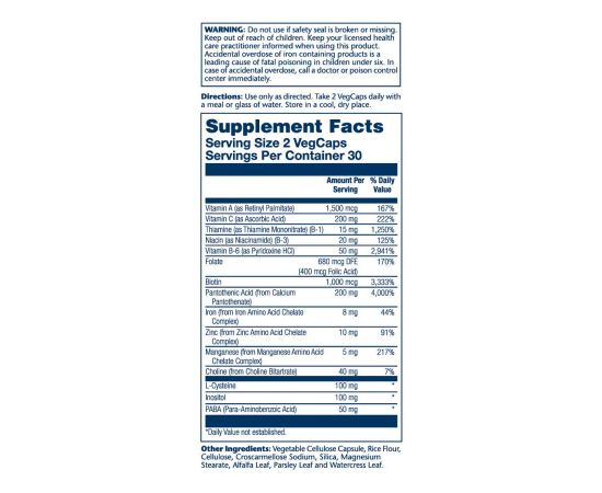 Придбати Hair Nutrients - 60 vcaps, image , зображення 2, характеристики, відгуки