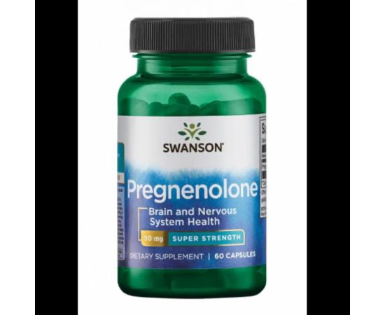 Придбати Pregnenolone 50mg - 60caps, image , характеристики, відгуки