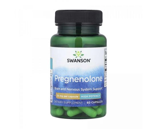 Придбати Pregnenolone High Potency 25 mg - 60 caps, image , характеристики, відгуки