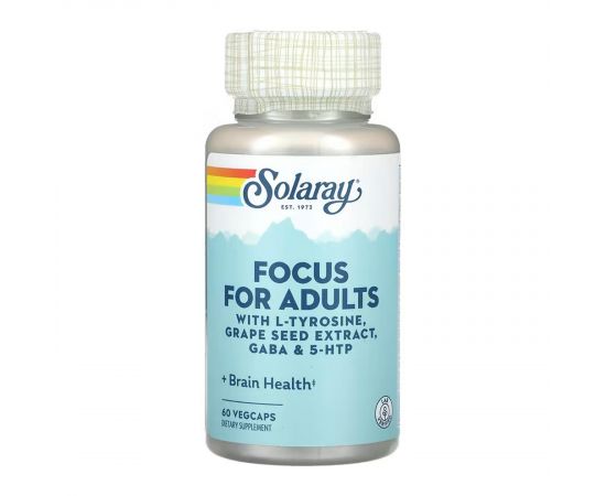 Придбати Focus for Adults - 60 vcaps, image , характеристики, відгуки