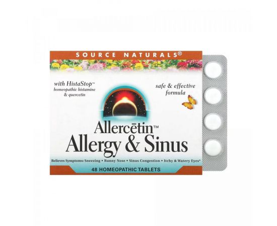 Придбати Allercetin™ Allergy & Sinus - 48 tabs, image , характеристики, відгуки
