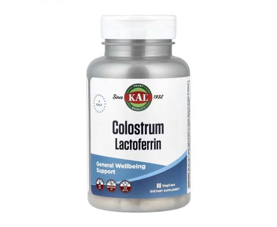 Придбати Colostrum Lactoferrin - 60 vcaps, image , характеристики, відгуки