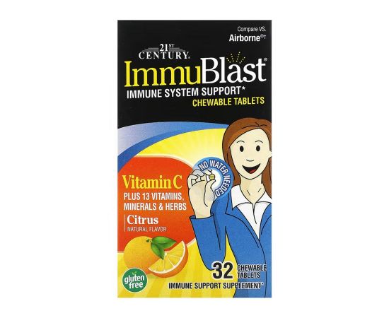 Придбати ImmuBlast - 32 chewables tabs, image , характеристики, відгуки