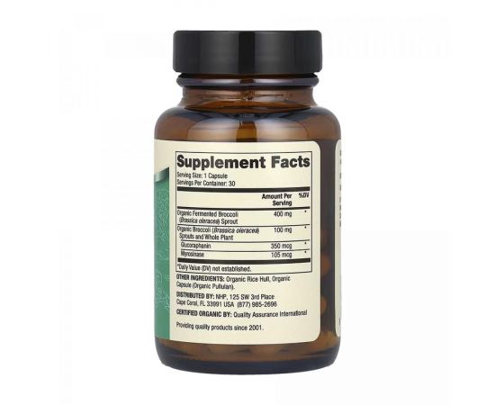 Придбати Organic Fermented Broccoli Sprouts - 30 caps, image , зображення 2, характеристики, відгуки