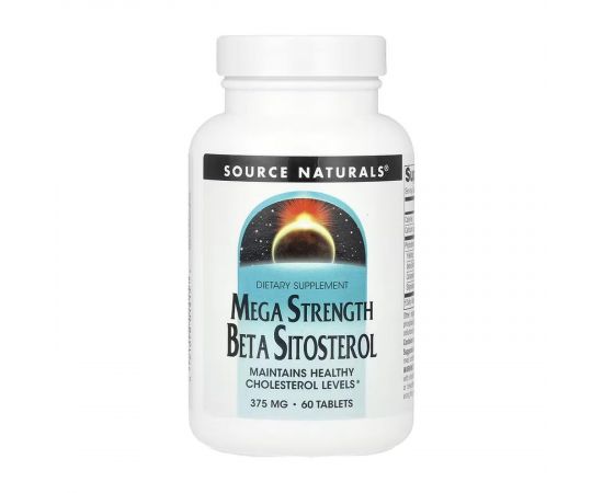 Придбати Beta Sitosterol Mega Strength 375 mg - 60 tabs, image , характеристики, відгуки