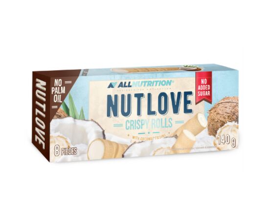 Купить NutLove Crispy Rolls - 140g Coconut, фото , характеристики, отзывы