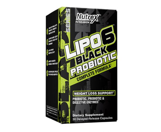 Купить Lipo-6 Black Probiotic - 30ct, фото , характеристики, отзывы