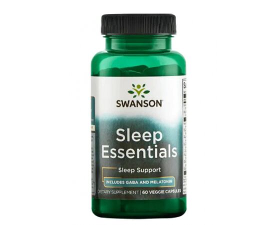 Купить Комплекс для улучшения сна Sleep Essentials - 60 Veg Caps Per Bottle - Swanson, фото , характеристики, отзывы