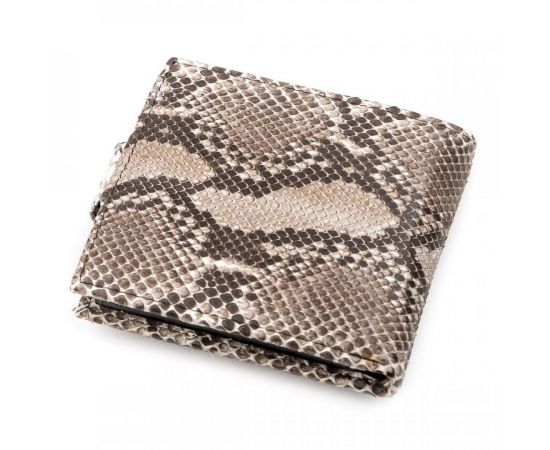 Купить Кошелек из натуральной кожи питона Ekzotic Leather Серый (snw 64), фото , изображение 2, характеристики, отзывы