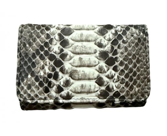 Придбати Кошелек женский из натуральной кожи питона серый Ekzotic leather (snw01_1), image , характеристики, відгуки