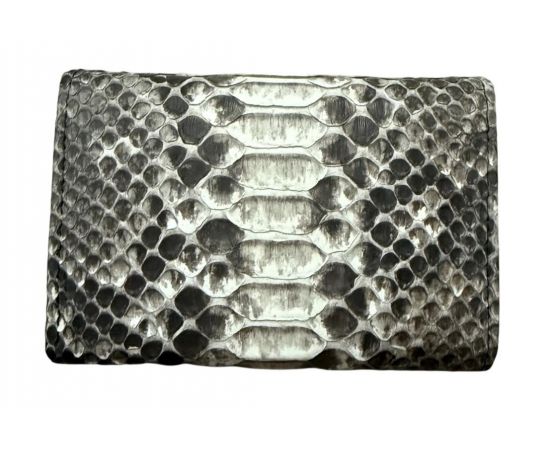 Придбати Кошелек женский из натуральной кожи питона серый Ekzotic leather (snw01_1), image , зображення 2, характеристики, відгуки