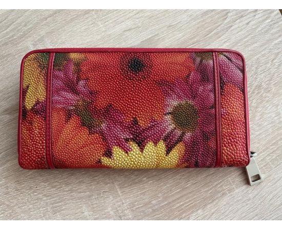Придбати Гаманець зі шкіри ската Ekzotic Leather різнобарвний, image , зображення 2, характеристики, відгуки
