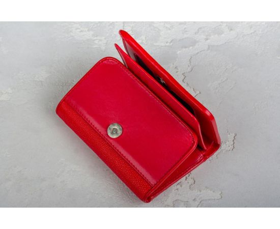 Купить Кошелек из кожи ската  Ekzotic Leather Красный (stw 18_2), фото , изображение 3, характеристики, отзывы