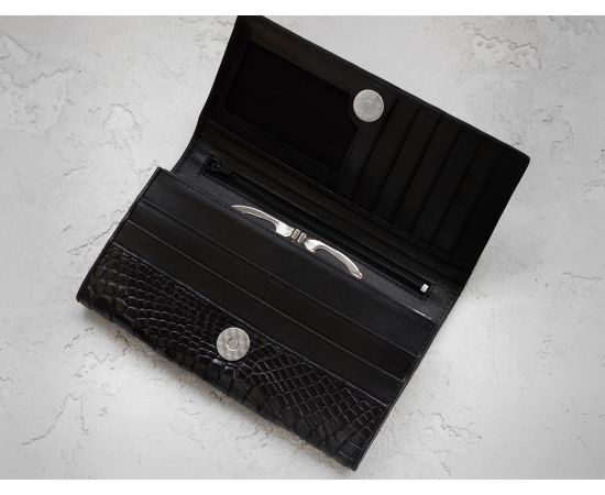 Придбати Гаманець зі шкіри крокодила Ekzotic Leather Коричневий (cw 94_1), image , зображення 3, характеристики, відгуки