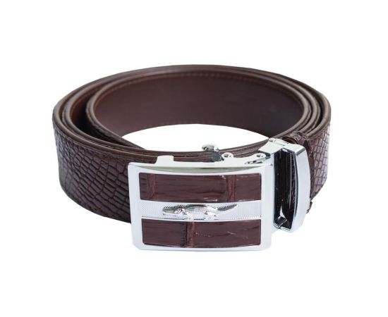 Купить Ремень из кожи крокодила  Ekzotic Leather  Темно - коричневый (crb20_2), фото , характеристики, отзывы