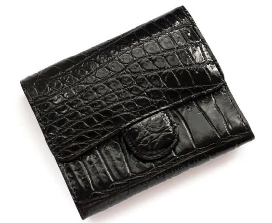 Купить Кошелек из кожи крокодила Ekzotic Leather Черный (cw 110_1), фото , характеристики, отзывы