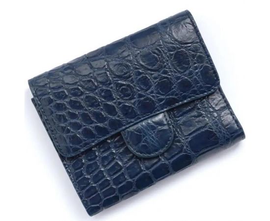 Купить Кошелек из кожи крокодила Ekzotic Leather Cиний (cw 110_3), фото , характеристики, отзывы