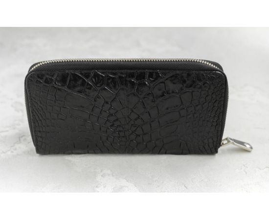 Купить Кошелек-клатч Ekzotic Leather из натуральной кожи крокодила Черный   (cw 28_1), фото , изображение 2, характеристики, отзывы