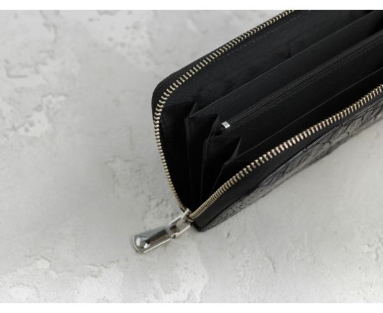 Купить Кошелек-клатч Ekzotic Leather из натуральной кожи крокодила Черный   (cw 28_1), фото , изображение 3, характеристики, отзывы